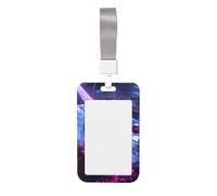 Porte-badge robuste avec enrouleur rétractable - Imprimé guitare - Pour infirmière, enseignante, étudiante, bureau, femme et homme
