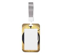 Porte-badge robuste avec enrouleur rétractable - Motif loi de la boussole - Pour infirmière, enseignante, étudiante, bureau, femme et homme