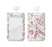 Porte-badge romantique avec cordon détachable pour enseignant, infirmière, médecin, personnel