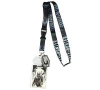 Porte-badge Star Wars The Mandalorian Mudhorn Rhino Sigil avec breloque en caoutchouc et autocollant de collection