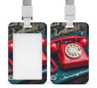 Porte-badge vertical avec lanière détachable et robuste pour infirmier officier enseignant