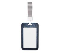 Porte-badge vertical coulissant en plastique rigide pour cartes de travail pour infirmières et bureau