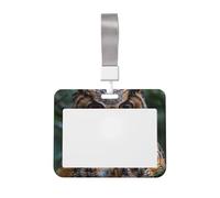 Porte-badge vertical en plastique - Beau porte-badge en forme de chouette avec cordon - Étanche - Protection pour étiquettes nominatives - Porte-badges, porte-badges, pochettes pour bureau