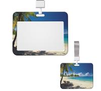 Porte-badge vertical en plastique rigide pour infirmières et bureau