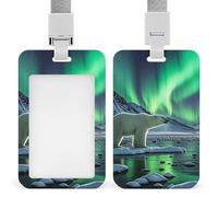 Porte-badge vertical imperméable avec cordon de serrage transparent pour infirmière, enseignant médical, cadeau de bureau