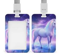 Porte-badge vertical, motif fleurs du Jour des Morts et crânes de sucre mexicains, avec cordon, étui à badge suspendu, léger et réutilisable, idéal pour les enseignants et les infirmières.