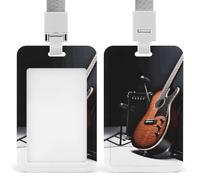 Porte-badge vertical pour instrument de musique et guitare avec cordon de suspension, étui de protection multi-usage pour bureau, enseignant, infirmière
