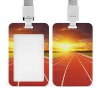 Porte-badge vertical pour piste de course à pied avec cordon de suspension, étui de protection multi-usage pour bureau, enseignant, infirmière