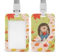 Porte-badge vertical rétractable en plastique avec cordons pour enseignant, infirmière, médecin, cadeau pour collègues de travail