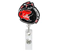 Porte-badges avec clip pour infirmières et médecins