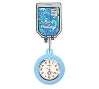 Porte-badges de sable liquide rotatif pour les autorités de santé rétractables Accessoires de travail infirmiers pour bureau d'hôpital Travailleur de santé fou Bureau d'hôpital