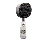 Porte-Badges En Strass Durable Avec Enrouleur ¿ 3 Couleurs, Forte Force De Rétraction, Léger, Clip Sécurisé Pour Cartes D'identité
