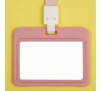 Porte-badges - Étuis en plastique rigide double face verticaux pour afficher en toute les cartes d'identité, cartes de crédit, badges, permis et laissez-passer. Parfait pour le bureau, l'école et un u