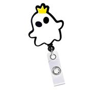 Porte-badges rétractable pour infirmière, médecin, étudiant avec clip rétractable