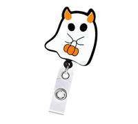 Porte-badges rétractable pour infirmière, médecin, étudiant avec clip rétractable