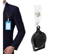 Porte-badges rétractables, Clip de bobines d'insigne d'infirmière, Clip de porte-badge d'identification pour les infirmières, les travailleurs, le porte-badge élastique scolaire pour les enseignants,