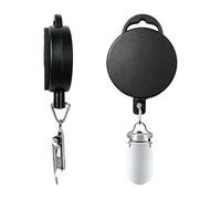 Porte-badges rétractables réglables et compacts | Porte-clés extensible pour infirmières, enseignants, étudiants, travailleurs, école, toilettes, salle de bain, intérieur