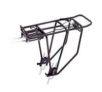 Porte bagage de vélo avec support sacoche ( Noir )