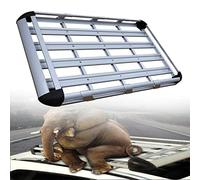 Porte-Bagage de Voiture Galerie de Toit,Porte-Bagage de Toit,Porte-Bagage de Voiture en Métal, Barre Support de Voiture avec Cadre d'Extension de Toit pour Voiture,55X39.3inch