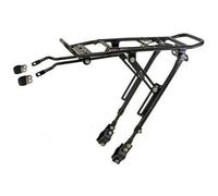 Porte-bagage en aluminium M-WAVE pour vélo sur route - Réglable pour les vélos 20 - 29 - Noir