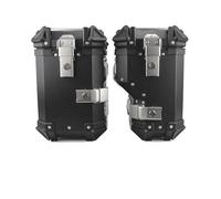 Porte Bagage Moto pour CFMOTO 800MT CF 800 MT Coffre Moto Coffre Latéral Porte-Bagages Cadre Support Casque Arrière Topcase Porte Bagages(38L Side Box Black)