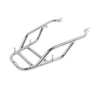 Porte Bagage Moto pour Kawasaki W800 W650 W400 W 800 650 400 Porte-Bagages arrière de Moto Support de Porte-Queue de Tourisme Support de Rangement d'étagère Porte-Bagages Arrière pour Moto(Chrome)