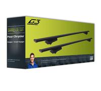 G3 Barres de toit Clop en acier 127 cm Gris
