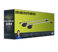 Porte-Bagage pour Nissan Juke type F16 Menabo Omega Alu Barre de toit TOP