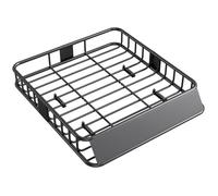 Porte-bagage pour voiture - HOMCOM - en acier, charge 90,7 kg - aérodynamique avec déflecteur d'air - pour véhicules - noir