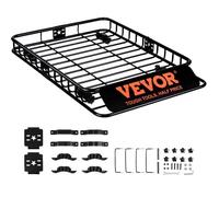 Porte-Bagage pour Voiture - VEVOR - Galerie de Toit - 200 lbs - Acier - 2 Sections