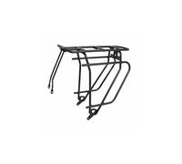 Porte bagage velo arriere a tringles p2r alu noir reglable 26-28-700c compatible systeme mik gamme basil -poids maxi 25kgs-