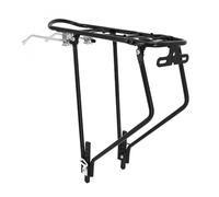 PORTE BAGAGE VELO ARRIERE A TRINGLES DOUBLE P2R ALU NOIR REGLABLE 29"-27.5"-26''