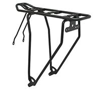 Porte bagage velo arriere a tringles p2r alu 28-26-700c compatible systeme mik gamme basil -poids maxi 25kgs- Noir