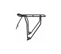 Porte Bagage Velo Arriere a tringles p2r alu 28"-26"-700c Compatible Produit mik Gamme Basil -Poids Maxi 25kgs- Noir