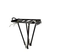 Porte bagage velo arriere a tringles p2r alu noir reglable 28"-26"-24''