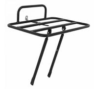 PORTE BAGAGE VELO AVANT A TRINGLES P2R DIAM 6mm NOIR PATTE REGLABLE 26"-28"