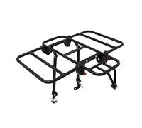 PORTE BAGAGE VELO AVANT PLATEFORME P2R PLIABLE SUR LES COTES (SANS OUTIL) ALU NOIR MAT 29''-26"" (POIDS MAXI 10KGS)