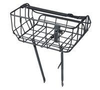 Panier vélo avant noir mat en aluminium 25L Portland Basil ( Noir mat / Non-Défini )