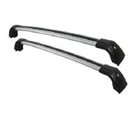 Porte Bagage Voiture pour Grand pour Scenic pour MK IV 5 Portes 2017+ Barres Latérales Rails Transversaux Galerie Toit Bagages Barres Toit(Black Silver)