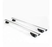 Porte-Bagages 2 Barres Transversales Universelles De 110 Ou 135 Cm pour Voiture avec Galerie De Toit SUV Barres Toit Railing(2pcs 1.30m)