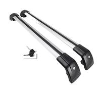 Porte-Bagages 2PC pour Hyundai pour Santa Fe SWB DM 2013 2014 2015 2016 2017 2018 Barres Transversales Porte-Bagages De Toit Chargement Verrouillables Galerie De Toit(SilverBlack)