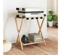 Porte-bagages 68x38x58 cm bambou porte-valises porte bagage vidaXL
