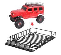 Porte Bagages À Chenilles Rc 1:10, Modèle De Toit De Voiture, Pièces De Bricolage, Simulation Noire
