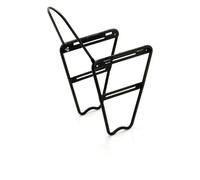 XLC Porte-bagage avant Lowrider LR-F01 – Aluminium – Pour fourche suspendue – Noir mat