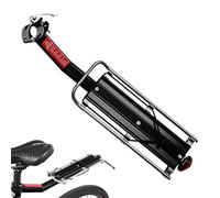 Porte-Bagages arrière à dégagement Rapide pour vélo avec lumière, Porte-Bagages de vélo Universel réglable | Porte-Bagages de vélo en à dégagement Rapide avec feu arrière Rouge, pour Coffre