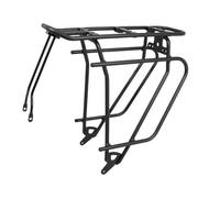 Porte-bagages arriere a tringles alu reglable compatible Newton Mik Gamme Basil - noir - 26""/28""