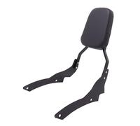 Porte-Bagages Arrière de Moto Dossier Passager Moto Sissy Bar avec/Porte-Bagages pour pour Drag pour Star pour V-Star 400 650 pour Personnalisé 1996-2017(B-Black)