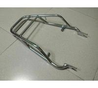 Porte-Bagages Arrière De Moto, Support Montage D'étagère Chargement pour Kawasaki BC-EJ400A EJ650A EBL-EJ800A W800 W650 W400 Toutes Années(Chrome)