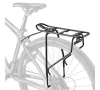 Porte-bagages arrière de vélo - Compatible avec système MIK - Porte-bagages pour freins à disque/freins à disque - Hauteur réglable pour cadre de 66 à 29 cm