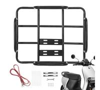 Porte-bagages arrière de vélo - Plateforme pour porte-bagages de vélo, support de voyage stable et sûr | Capacité de stockage accrue, système de charge de sécurité fluide pour les voyages sur la route